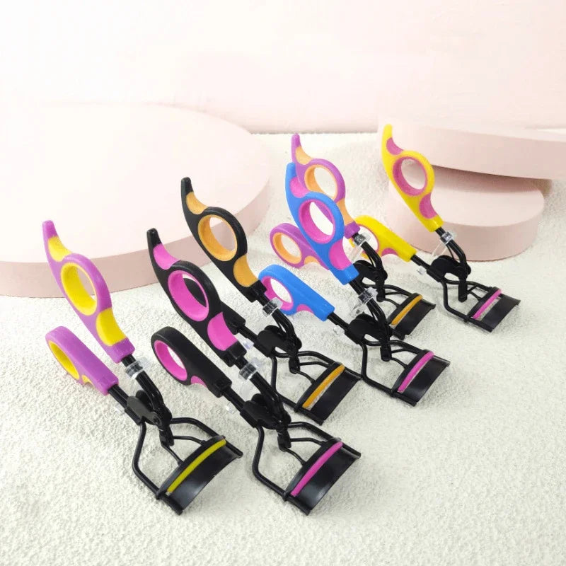 LuxuryGlow Professional Eyelash Curler with 10 Refill Pads – Long-Lasting Curl Tool