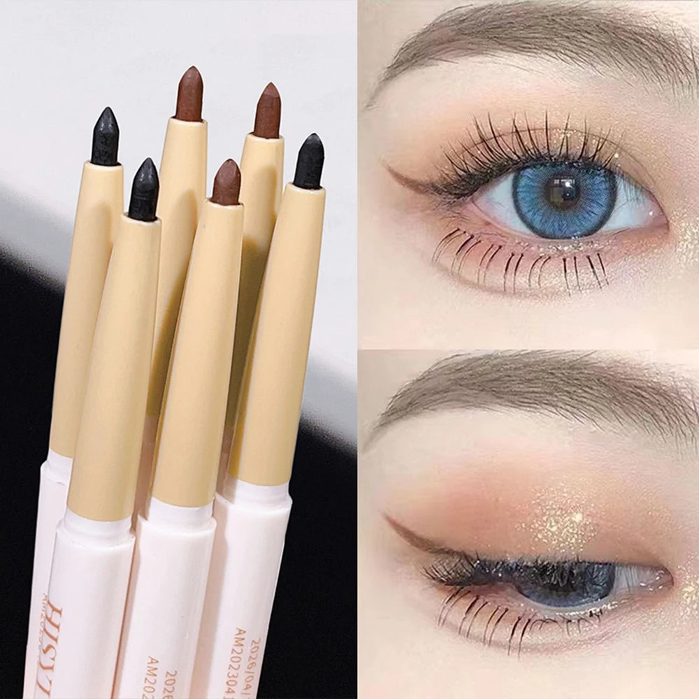 Lápiz delineador de ojos en gel resistente al agua HISYI: resistente a las manchas, de larga duración y fácil deslizamiento.