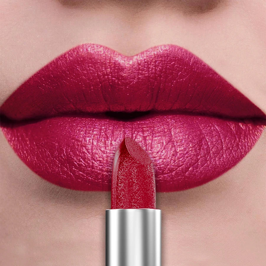 Labial metálico KAFURUX: 21 tonos brillantes y brillo duradero