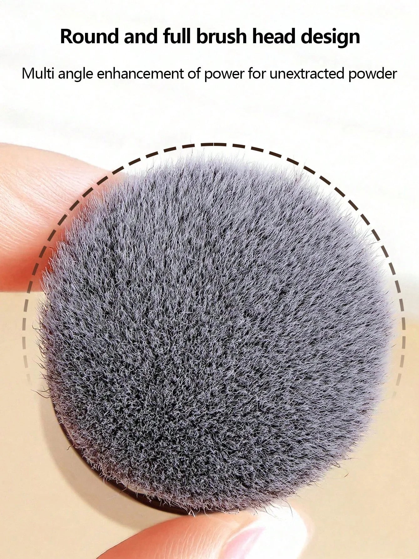 مجموعة فرش مكياج احترافية من لوكس بلند، ٧ قطع | فرش ثنائية الأطراف وفرشاة كريم أساس