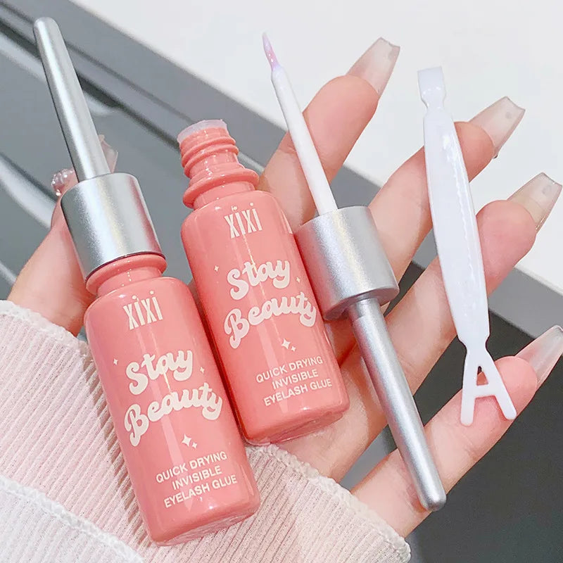LuxuryGlow Quick Dry Invisible False Eyelash Glue – Transparent, Waterproof & Long-Lasting