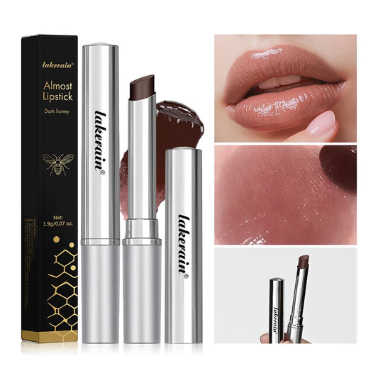 Bálsamo labial ibcccndc Black Honey que cambia de color: natural, hidratante y duradero.