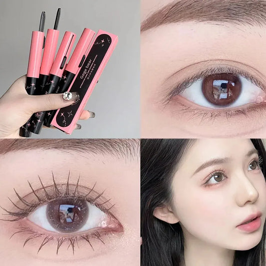 GegeBear Double-Ended Mascara – Long-Lasting Waterproof Eyelash Primer & Mascara Duo