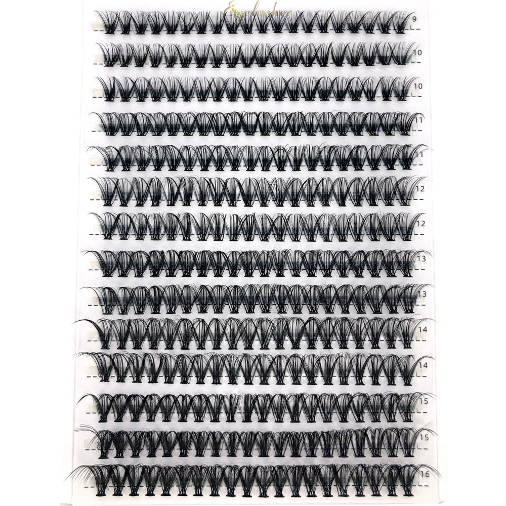 رموش HBZGTLAD الروسية متعددة الطبقات - 30D/40D/60D/80D بمظهر طبيعي وناعم