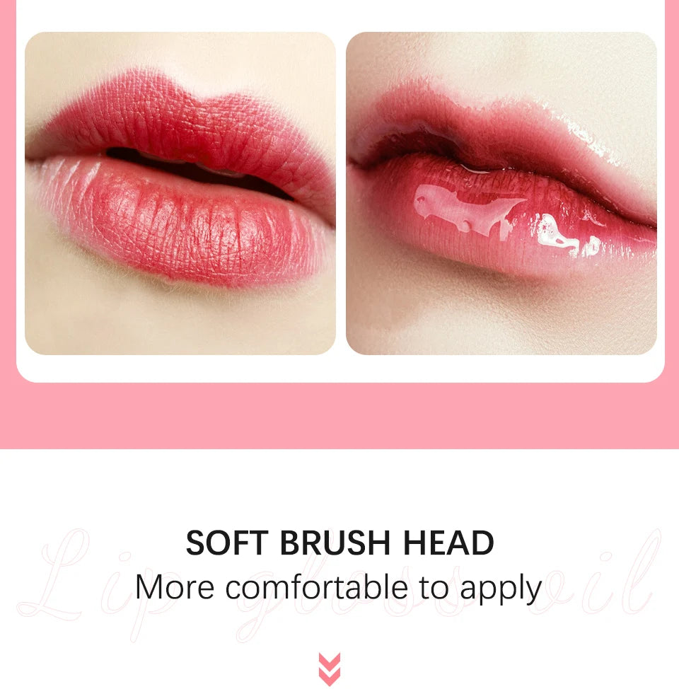 Bálsamo labial hidratante ibcccndc con aceite y brillo labial – Bálsamo labial hidratante y voluminizador con semillas de cereza