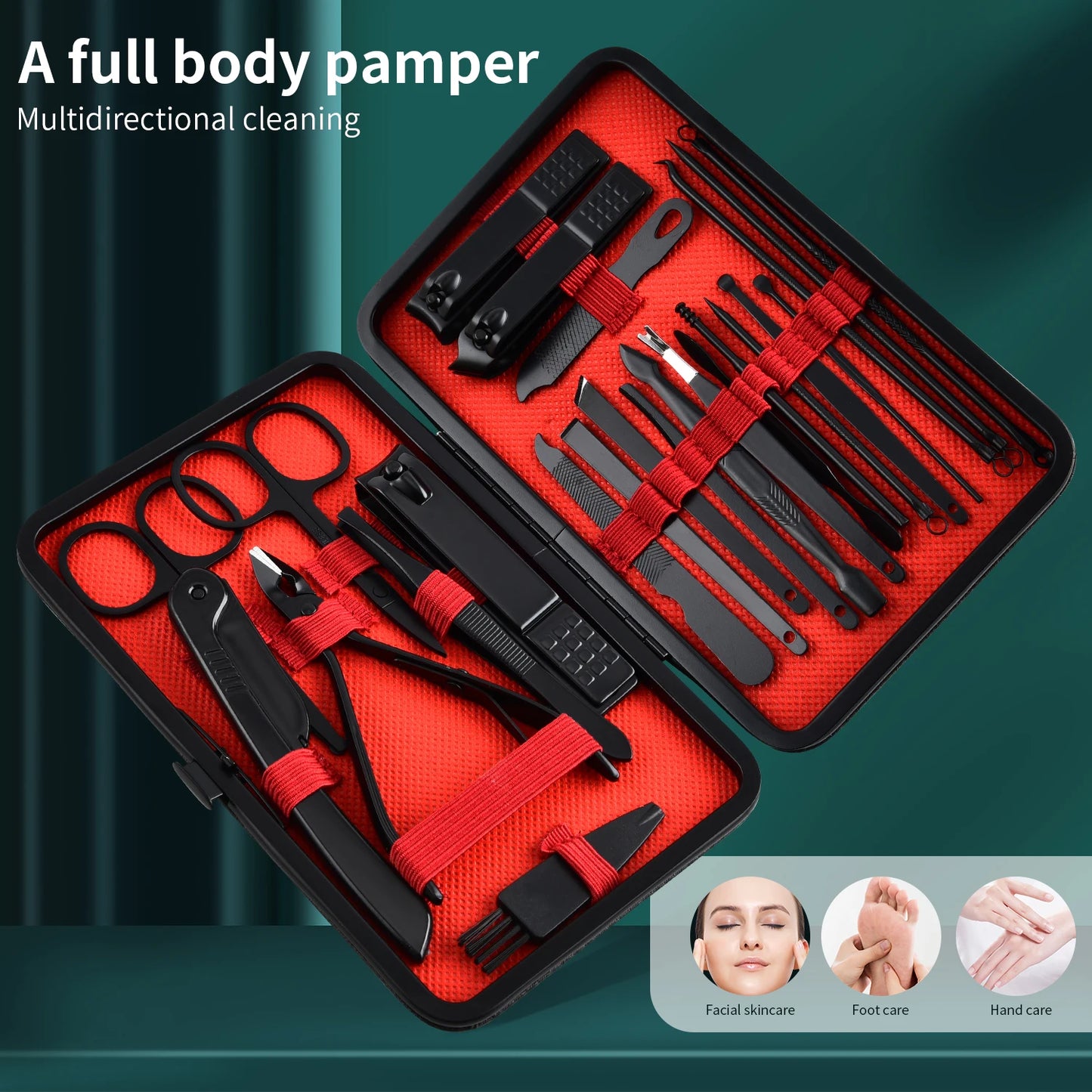 ouriner 7–24pcs Professional Nail Clippers Kit – Precision Grooming for Men & Women