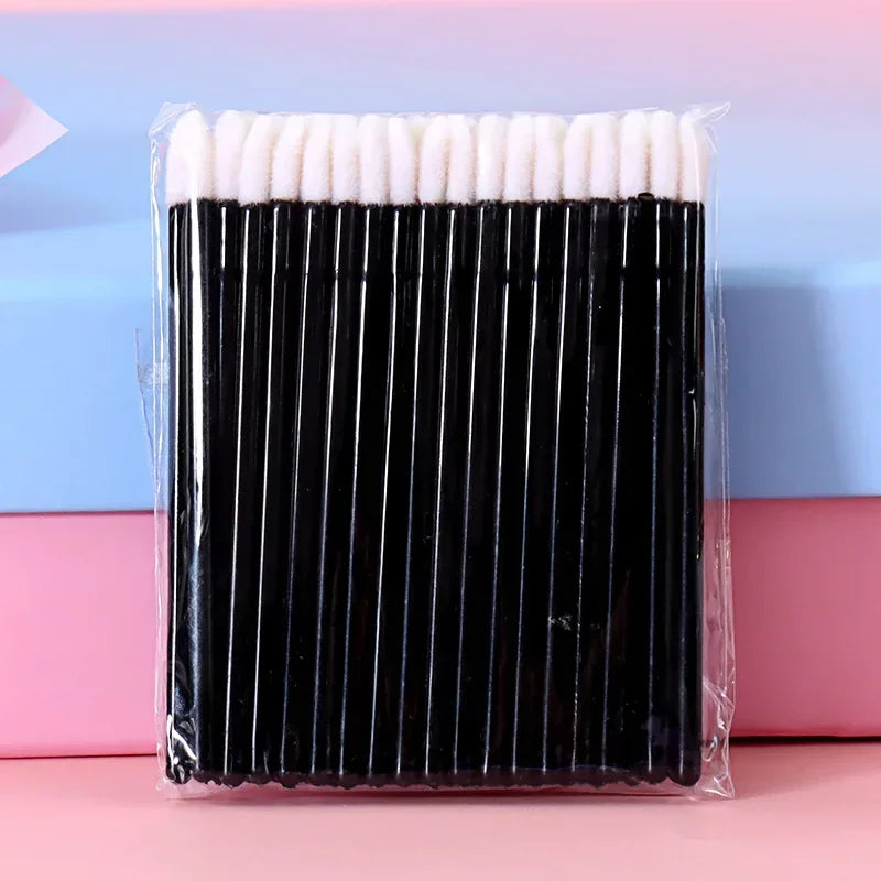 Aplicadores de brillo labial desechables CNKESS (50/100 pinceles suaves)