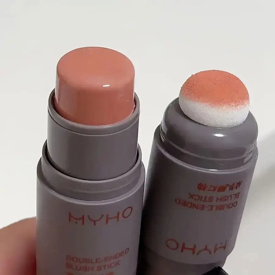 أحمر خدود كريمي مزدوج الأطراف من MYHO - لون طبيعي مطفي يدوم طويلاً