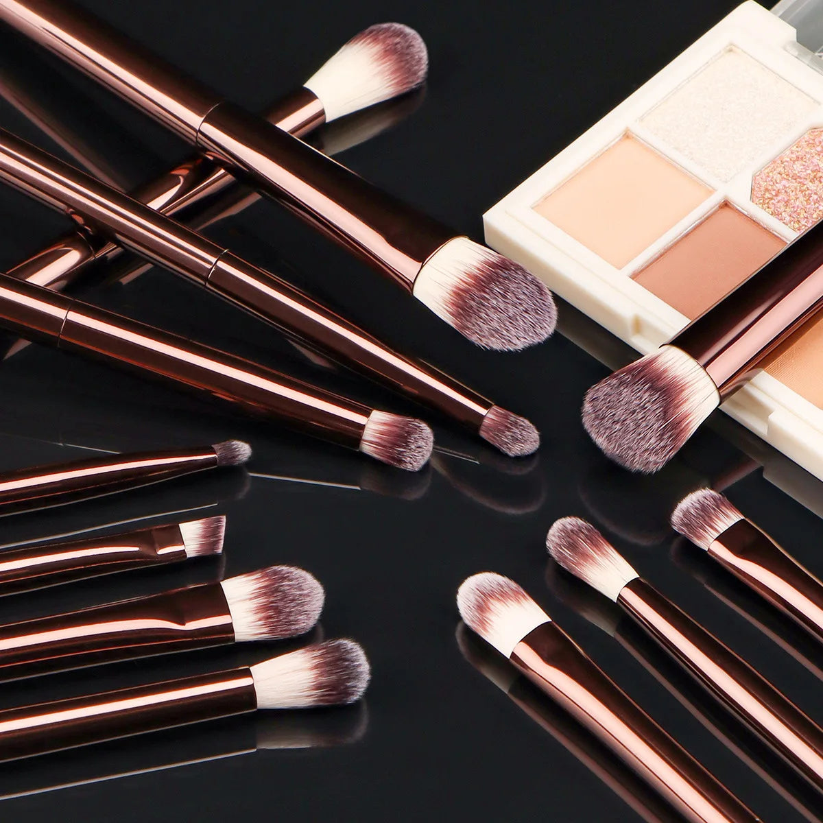 LuxuryGlow Multi-Purpose Makeup Brush — Foundation, Blush, Concealer & Eye Makeup