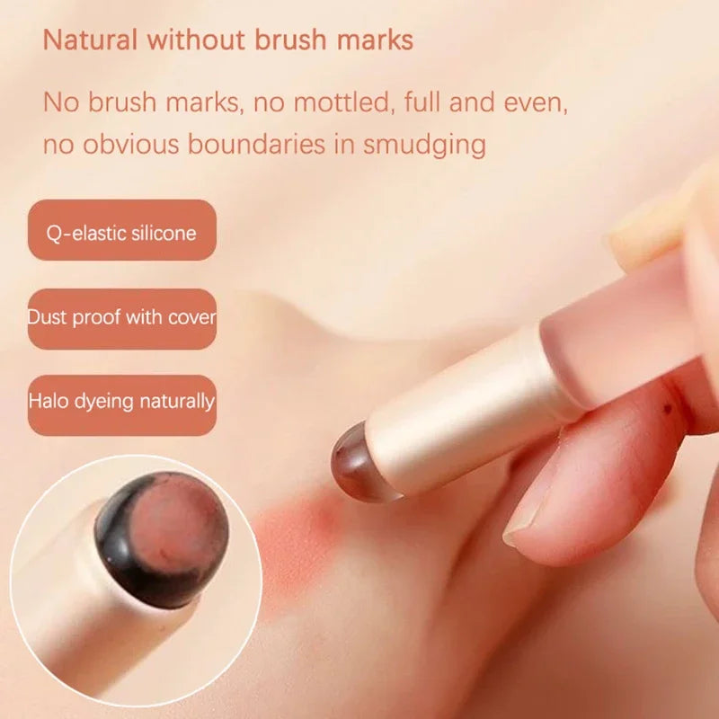 Minipincel de silicona para labios LuxuryGlow con funda: aplicador de mascarilla y brillo labial