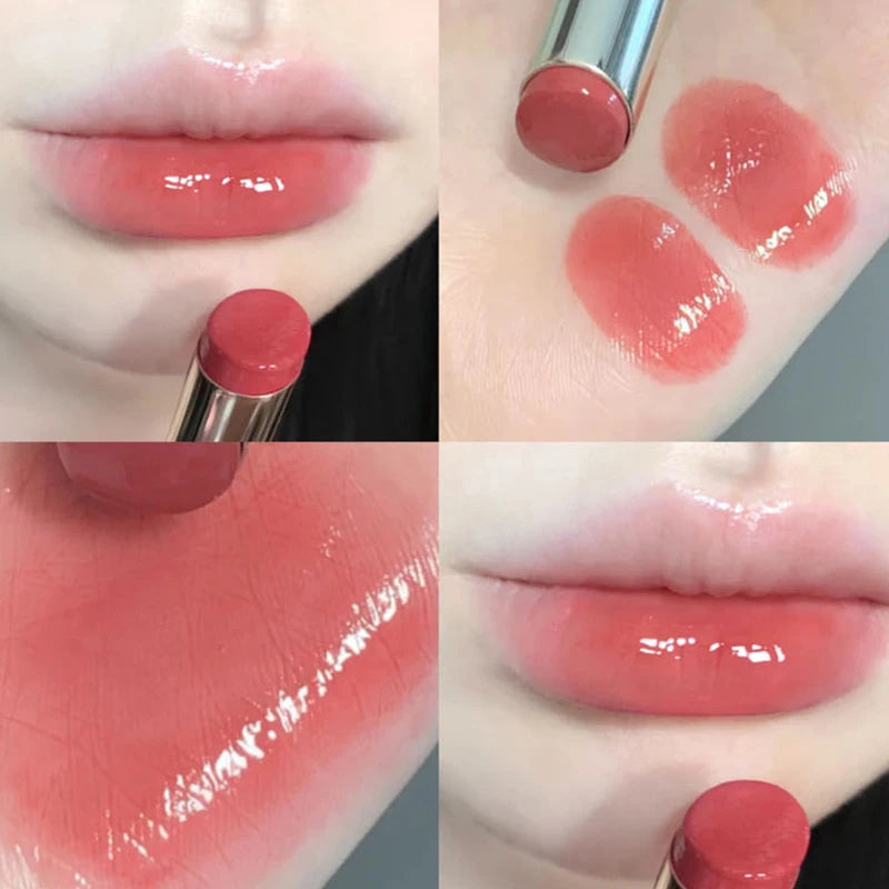أحمر شفاه مرطب خفيف الوزن من LuxuryGlow - ناعم غير لامع، مرطب وغير لزج