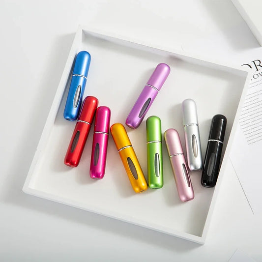 Botella de perfume recargable LuxuryGlow de 5 ml | Mini atomizador portátil para viajes