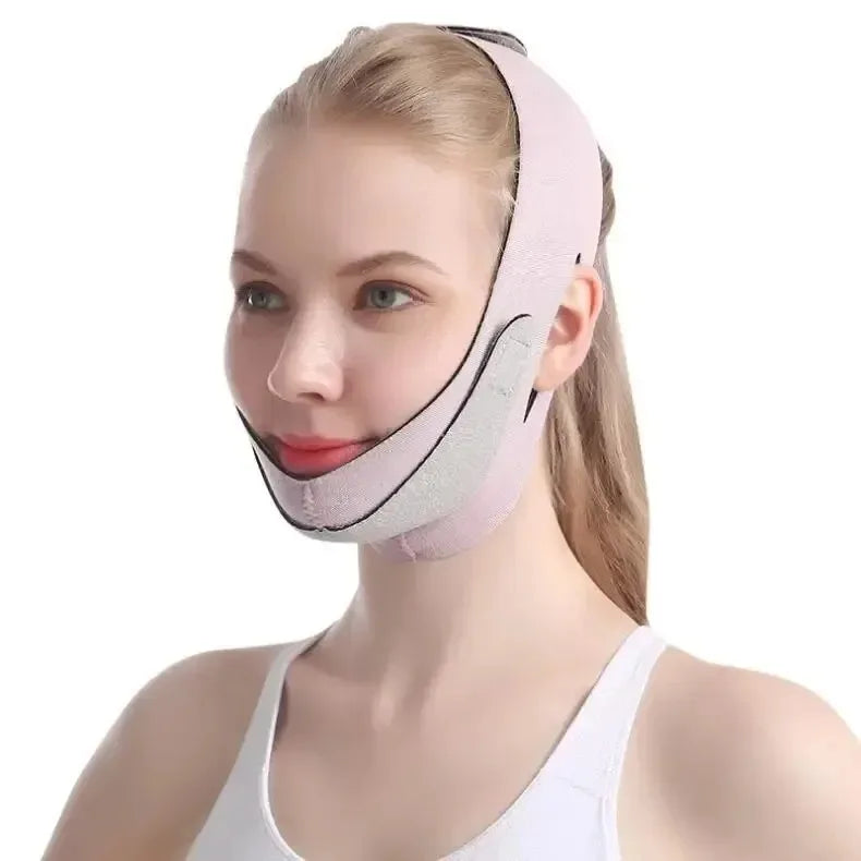 LuxuryGlow Slimming Face Belt — Double Chin Reducer & V Face Lifting Mask for All Face Shapes