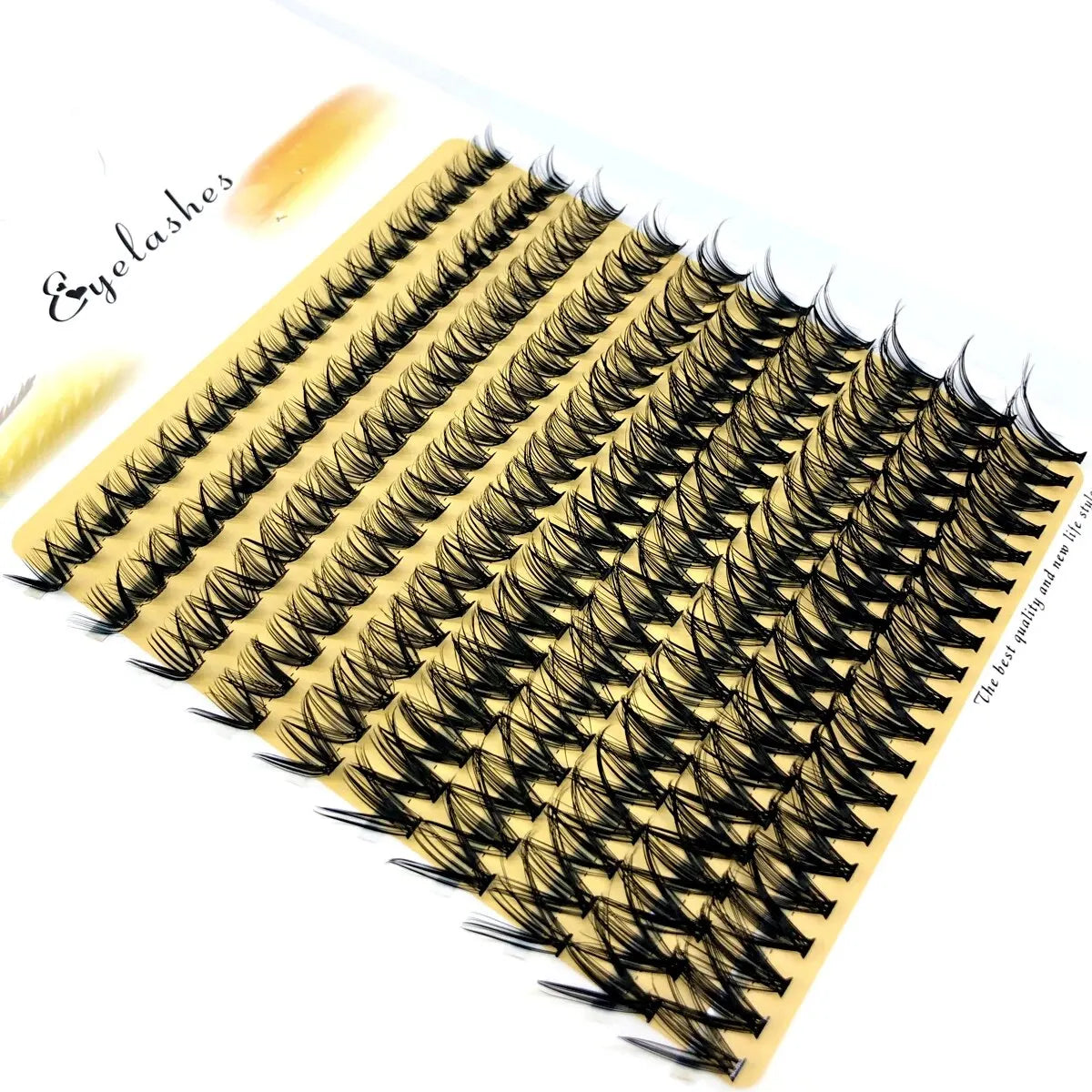 رموش HBZGTLAD 200 مجموعة متنوعة من الحجم - مراوح جاهزة من 10D إلى 80D