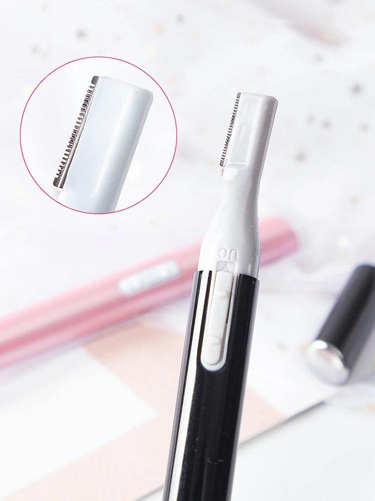 LuxuryGlow Electric Eyebrow Trimmer – Mini Facial Hair Remover for Face, Neck & Body