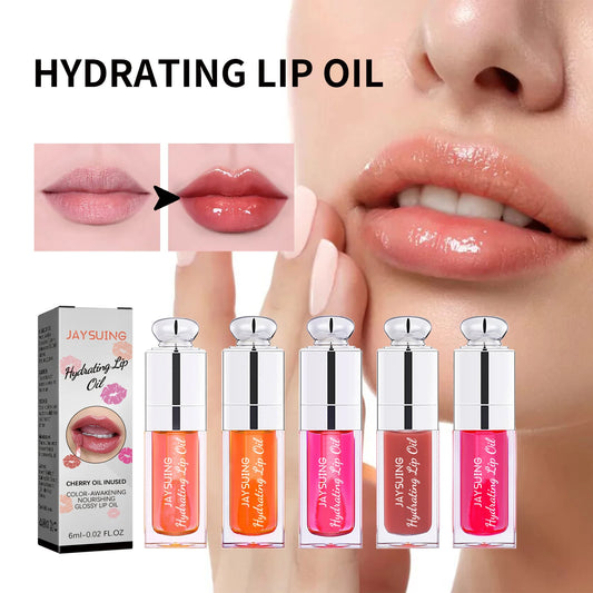 Bálsamo labial hidratante con brillo de labios: hidratante y voluminizador (6 ml)