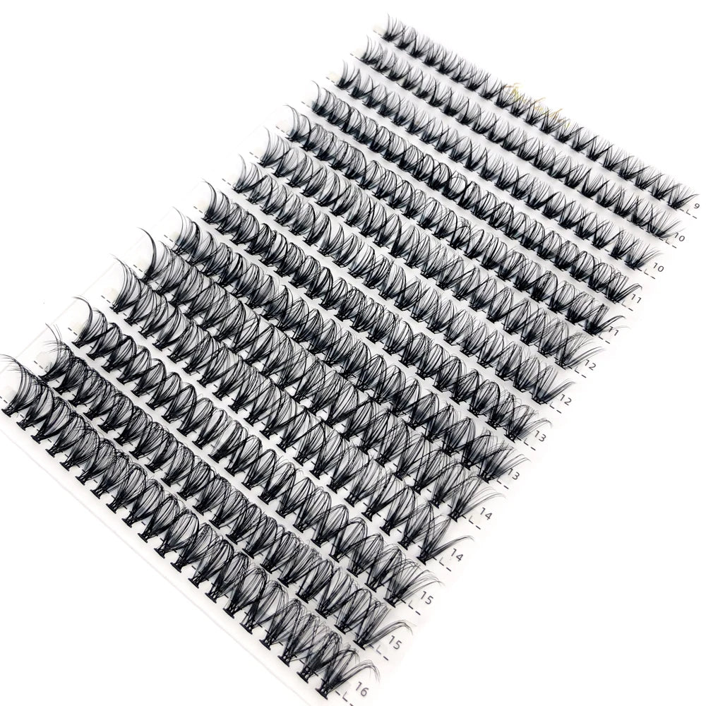 رموش HBZGTLAD الروسية متعددة الطبقات - 30D/40D/60D/80D بمظهر طبيعي وناعم