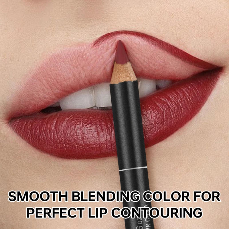 Delineador de labios mate de lujo LuxuryGlow: duradero, suave y de fácil aplicación.