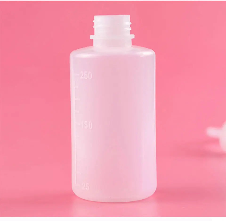 YASHICORAL 250/500ml Eyelash Cleaning Bottle – Curved Spout Lash & Brow Rinse Tool