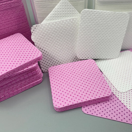 : CNKESS 200pcs Eyelash Glue Cleaner Pads – No-Clog Wipes for Lash Extensions