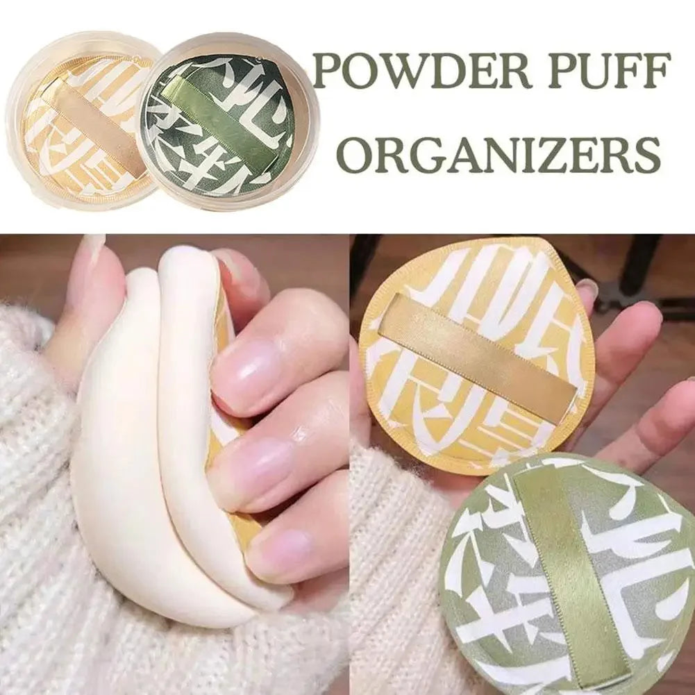 HUAZDS - Esponja de maquillaje con cojín de aire y estuche: esponja suave para usar en seco y mojado