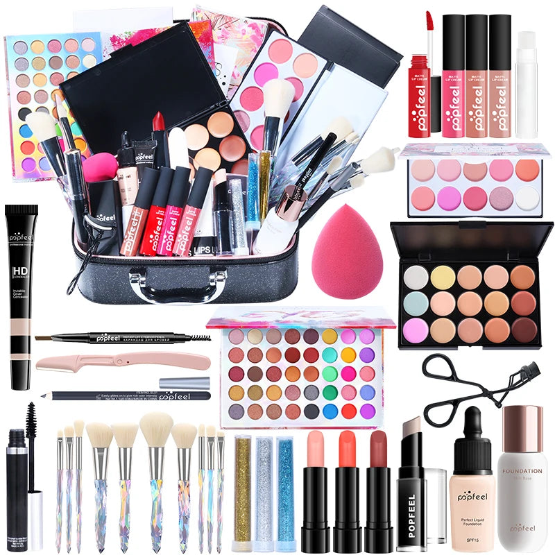 POPFEEL All-In-One Makeup Kit – Full Face Makeup Set for Women