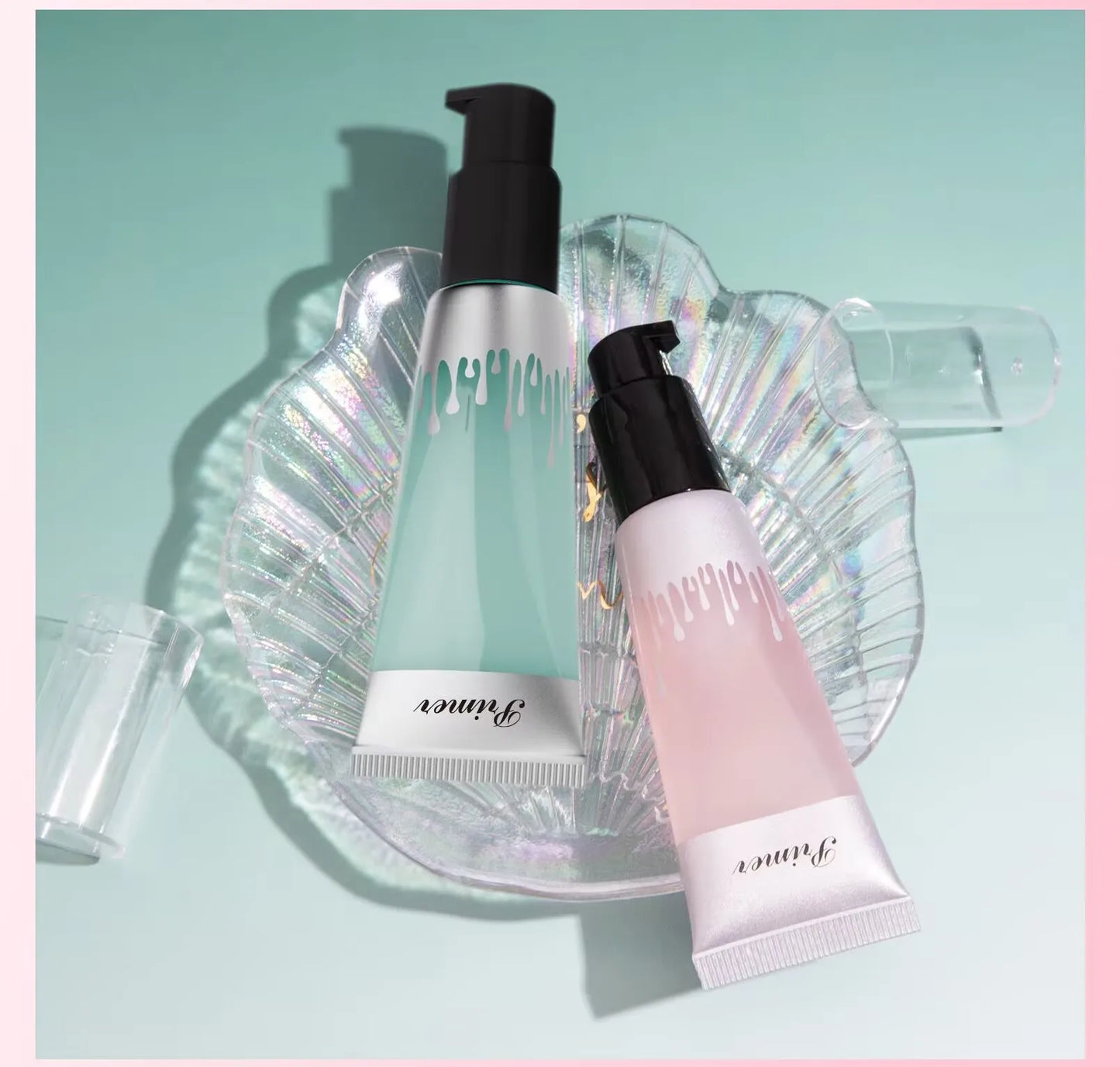Prebase hidratante facial LUXURYTO Power Grip de 24 ml: minimiza los poros, suaviza y es una base de maquillaje de larga duración.