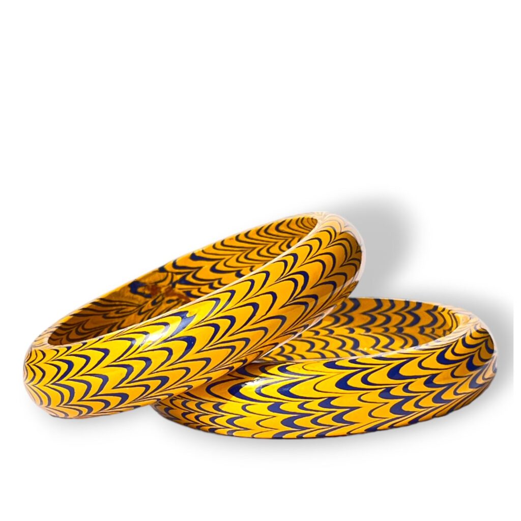 LuxuryGlow Lac Bangles Sui Kada Collection – . Handmade Needle Lac Bangles (3 Pair, Trendy & Traditional)