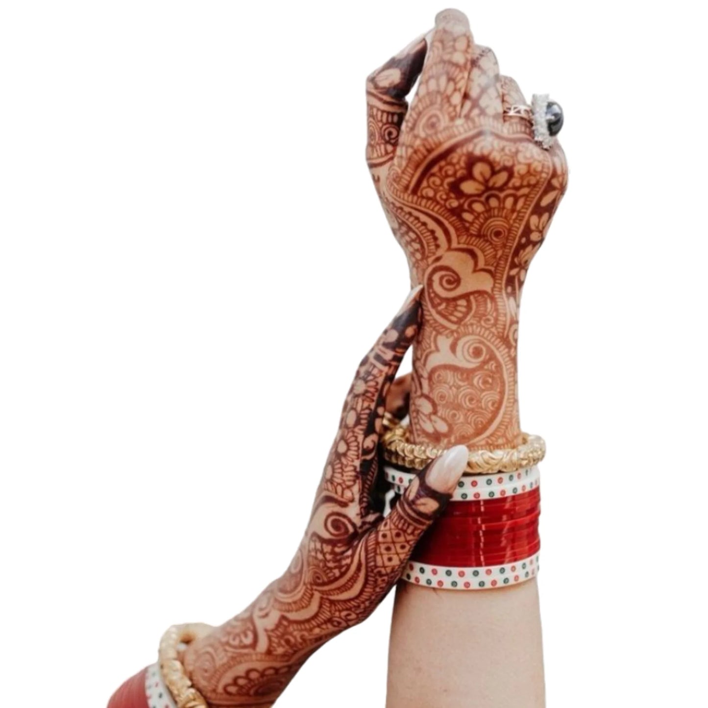 LuxuryGlow Wedding Bangles  Red Wedding Choora by  – Traditional Bridal Bangles Set for Indian Weddings