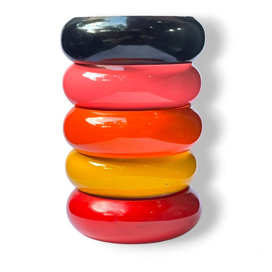 LuxuryGlow Lac Bangle Jashn-e-Rang Handmade  Set – Vibrant Multicolor Festival Bangles by