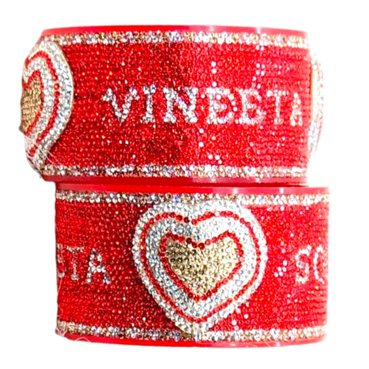 LuxuryGlow Personalized Bangles Customized Name Lac Bangles – Personalized Couple Bangles by Aaroz & Co. (Handcrafted)