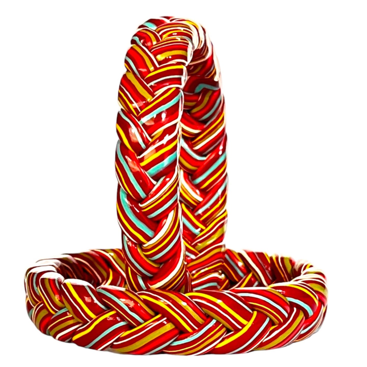 LuxuryGlowLac Bangles  Leheriya Wave: Multicolor Rajasthani Lac Ponytail Bangles |  Handmade Jewelry