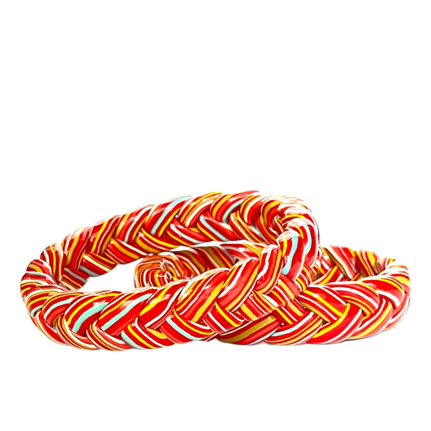 LuxuryGlowLac Bangles  Leheriya Wave: Multicolor Rajasthani Lac Ponytail Bangles |  Handmade Jewelry