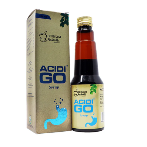 Dindayal Acidi Go Syrup (200 ml) – Ayurvedic Relief for Acidity & Indigestion