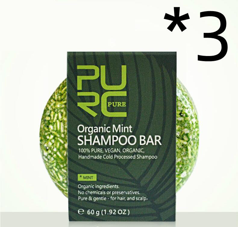 Champú y jabón herbal Purc: anticaspa, control de grasa y nutrición capilar (varios aromas)
