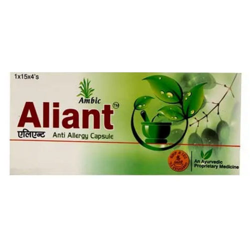 Ambic Aliant Capsules – Ayurvedic Support for Immunity, Digestion & Daily Wellness