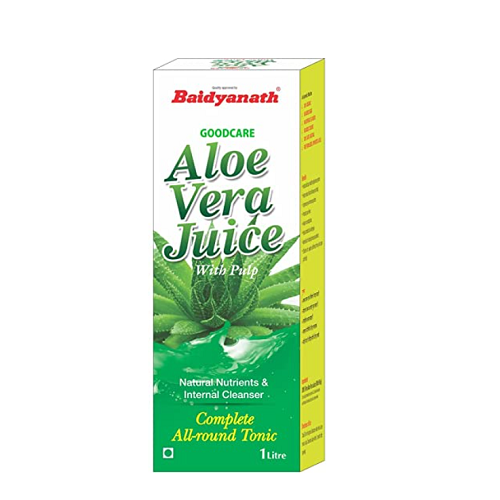 Baidyanath Aloe Vera Juice 1L – Detox Cleanse, Digestion Support & Skin Wellness Tonic