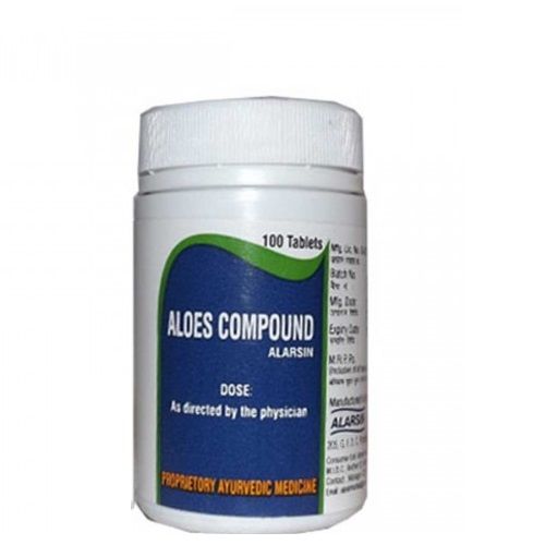 Alarsin Aloes Compound (100 Tablets) – Ayurvedic Support for Women’s Wellness & Hormonal Balance