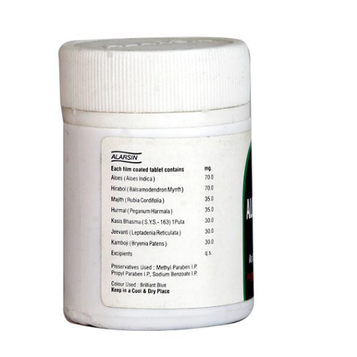 Alarsin Aloes Compound (100 Tablets) – Ayurvedic Support for Women’s Wellness & Hormonal Balance