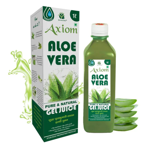 Axiom Aloe Vera Amla Immunity Booster Juice with Wheatgrass, Tulsi & Haldi