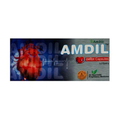 Ambic Amdil Capsules – Ayurvedic Support for Heart Health, Digestion & Wellness
