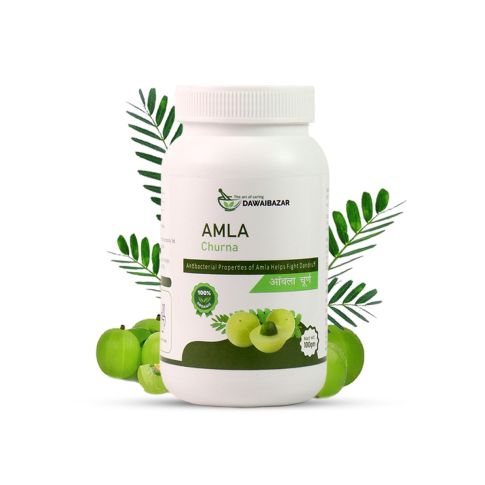 Dawaibazar Amla Churna 100g – 100% Organic Amla Powder for Hair & Wellness - LUXURY GLOW