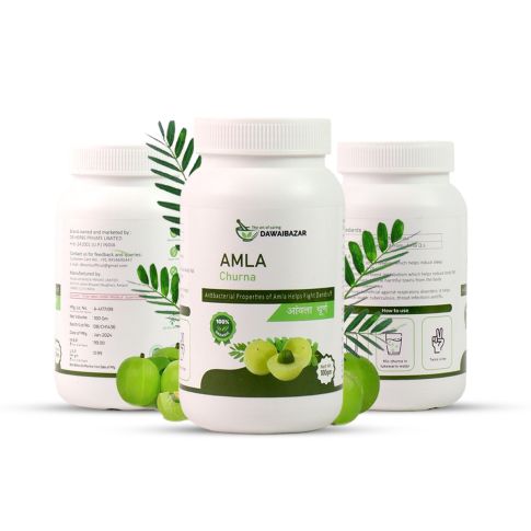 Dawaibazar Amla Churna 100g – 100% Organic Amla Powder for Hair & Wellness - LUXURY GLOW