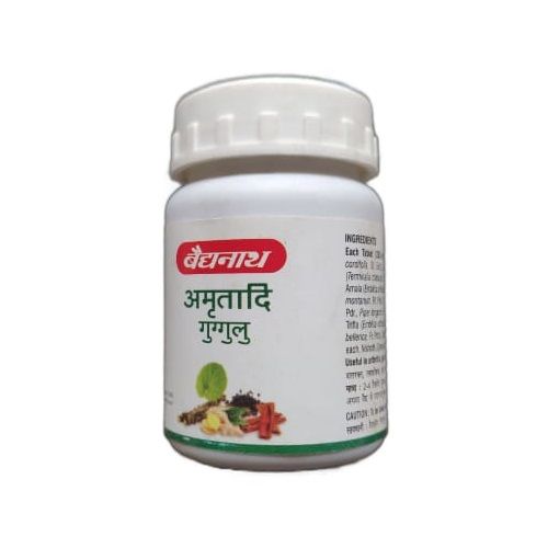 Baidyanath Amritadi Guggulu Tablets (80) – Ayurvedic Relief for Gout, Arthritis & Joint Inflammation