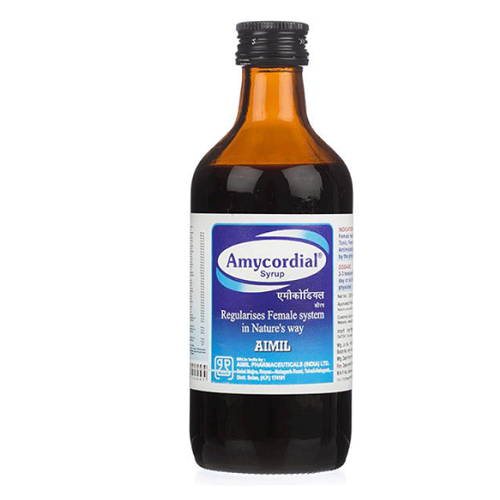 AIMIL Amycordial Syrup – Ayurvedic Women’s Health & Hormonal Balance Tonic