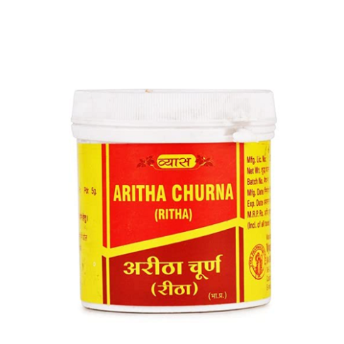 Vyas Aritha Churna – Ayurvedic Herbal Powder for Hair Shine & Skin Care - LUXURY GLOW