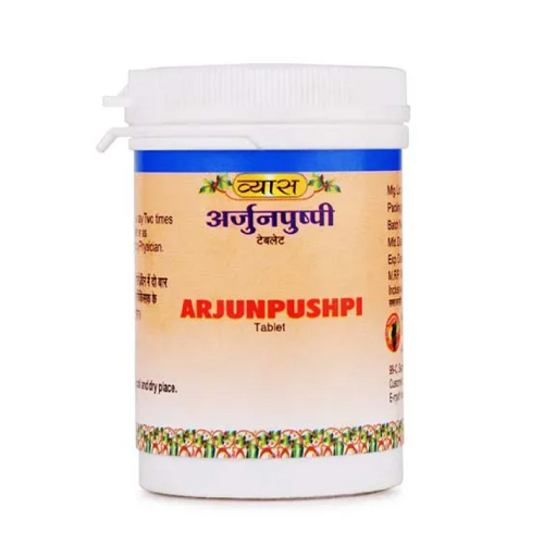 Vyas Arjunpushpi Tablets (50T) – Ayurvedic Heart Care & Blood Pressure Support