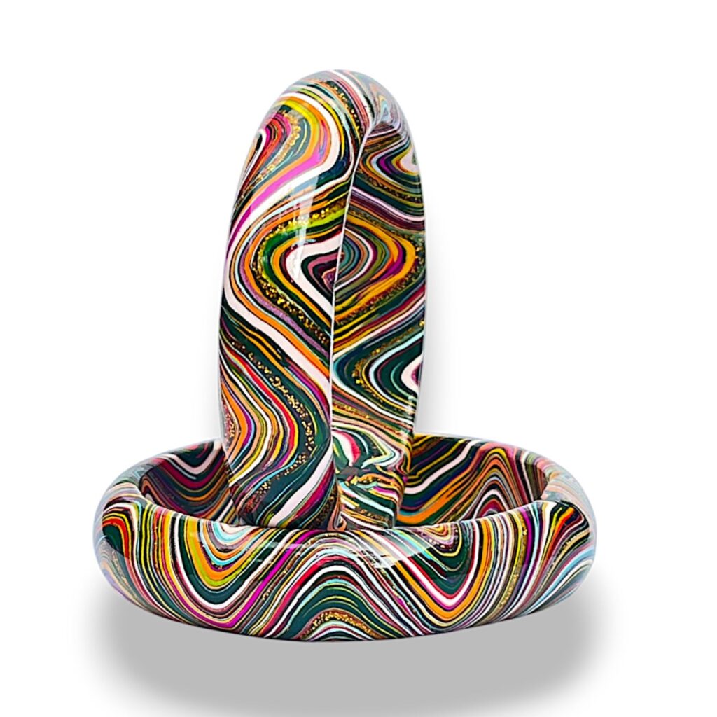 LuxuryGlow Lac Bangles  SparkleWave Luxe – Handcrafted with Vibrant Colors & 18K Gold Sparkle |