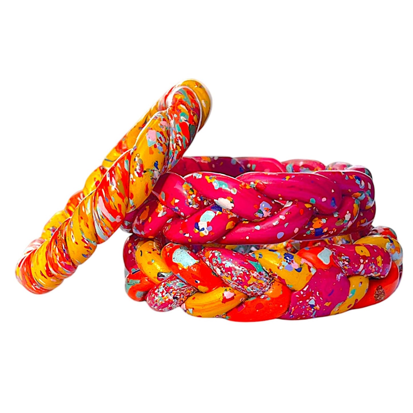 LuxuryGlowLac Bangles  Rang Mahal Handmade Lac Bangles – 3-Design Royal Multicolor Set |