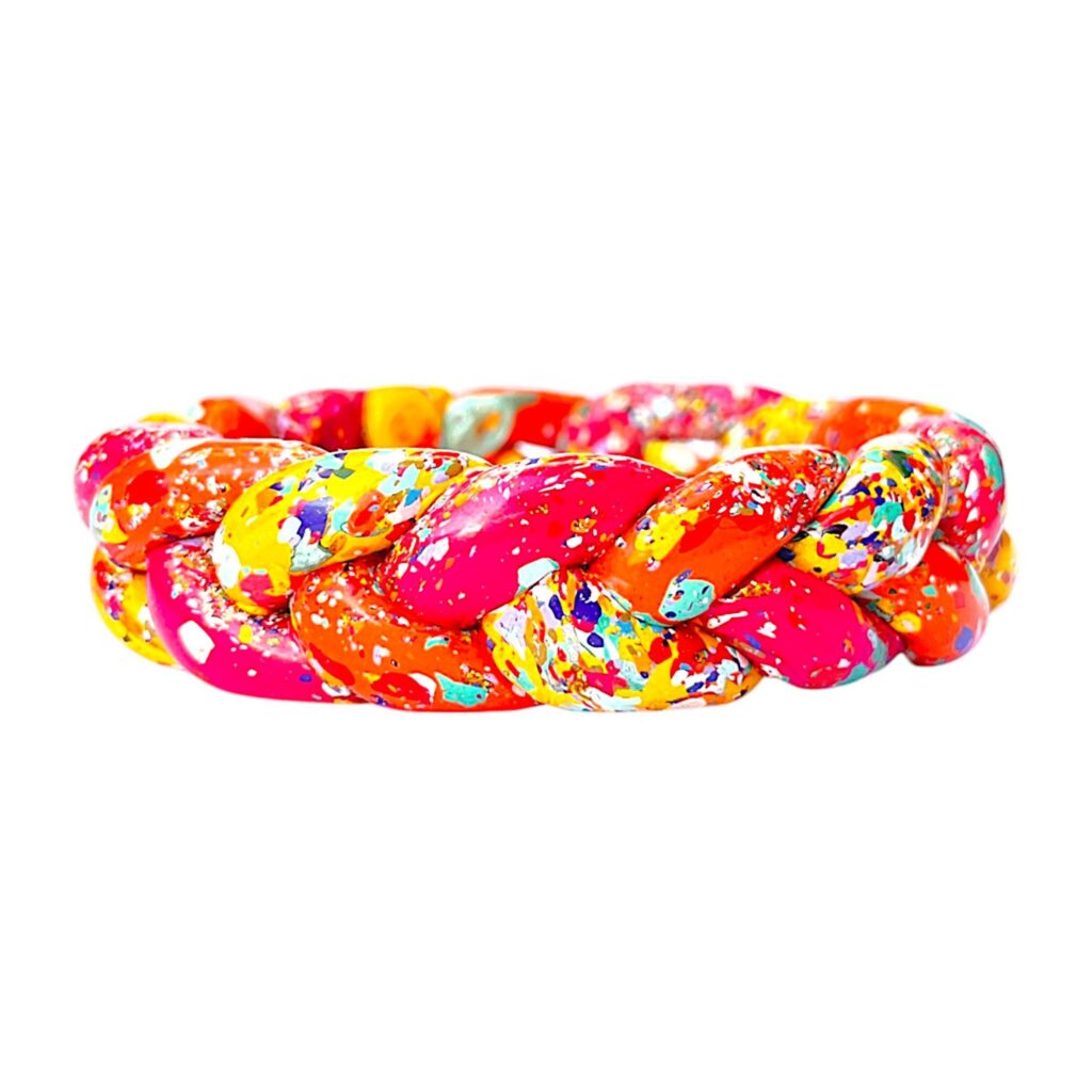 LuxuryGlow Lac Bangles  Phooljadi Handmade  – Multicolor Sawdust Detailing |